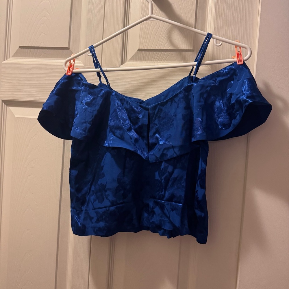 H&M Royal Blue Ruffle Camisole - Picture 4 of 7